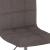 Scaune de sufragerie pivotante, 6 buc., gri taupe, textil GartenMobel Dekor