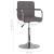 Scaun de sufragerie, gri taupe, material textil GartenMobel Dekor