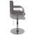 Scaun de sufragerie, gri taupe, material textil GartenMobel Dekor