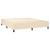 Pat box spring cu saltea, crem, 160x200 cm, material textil GartenMobel Dekor