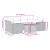 Set canapele de grădină cu perne, 7 piese, negru, poliratan GartenMobel Dekor