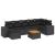 Set mobilier de grădină cu perne, 8 piese, negru, poliratan GartenMobel Dekor