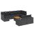 Set canapele de grădină cu perne, 10 piese, negru, poliratan GartenMobel Dekor