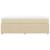 Pat box spring cu saltea, crem, 80x200 cm, textil GartenMobel Dekor