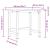 Banc de lucru 100x60x81,5 cm lemn masiv stejar, dreptunghiular GartenMobel Dekor
