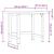 Banc de lucru 100x60x83 cm lemn masiv fag, dreptunghiular GartenMobel Dekor