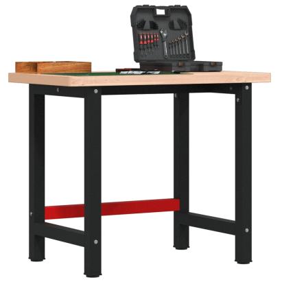 Banc de lucru 100x60x83 cm lemn masiv fag, dreptunghiular GartenMobel Dekor