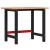 Banc de lucru 100x60x81,5 cm lemn masiv fag, dreptunghiular GartenMobel Dekor