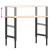 Banc lucru 100x60x(71,5-98) cm lemn masiv stejar dreptunghiular GartenMobel Dekor