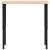 Banc de lucru 100x60x(73-99,5) cm lemn masiv fag dreptunghiular GartenMobel Dekor
