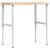Banc de lucru 100x60x(73-99,5) cm lemn masiv fag dreptunghiular GartenMobel Dekor