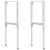 Banc de lucru 100x60x(73-99,5) cm lemn masiv fag dreptunghiular GartenMobel Dekor