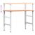 Banc lucru 100x60x(71,5-98) cm lemn masiv fag, dreptunghiular GartenMobel Dekor