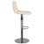 Scaune de bar, 2 buc., crem, material textil GartenMobel Dekor