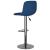 Scaune de bar, 2 buc., albastru, material textil GartenMobel Dekor