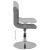 Scaun de bar pivotant, gri deschis, material textil GartenMobel Dekor