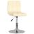 Scaun de bar pivotant, crem, material textil GartenMobel Dekor