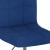 Scaun de bar pivotant, albastru, material textil GartenMobel Dekor