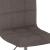 Scaun de bar pivotant, gri taupe, material textil GartenMobel Dekor