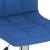 Scaun de bar, albastru, material textil GartenMobel Dekor