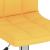 Scaun de bar, galben muștar, material textil GartenMobel Dekor