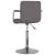 Scaun de bar, gri taupe, material textil GartenMobel Dekor