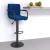 Scaun de bar, albastru, material textil GartenMobel Dekor