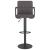 Scaun de bar, gri taupe, material textil GartenMobel Dekor