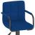 Scaune de bar, 2 buc., albastru, material textil GartenMobel Dekor