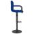 Scaune de bar, 2 buc., albastru, material textil GartenMobel Dekor