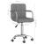 Scaun de birou pivotant, gri deschis, material textil GartenMobel Dekor