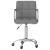 Scaun de birou pivotant, gri deschis, material textil GartenMobel Dekor