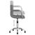 Scaun de birou pivotant, gri deschis, material textil GartenMobel Dekor