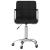 Scaun de birou pivotant, negru, material textil GartenMobel Dekor