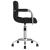 Scaun de birou pivotant, negru, material textil GartenMobel Dekor