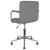 Scaun de birou pivotant, gri deschis, material textil GartenMobel Dekor