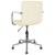 Scaun de birou pivotant, crem, material textil GartenMobel Dekor