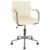 Scaun de birou pivotant, crem, material textil GartenMobel Dekor