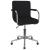 Scaun de birou pivotant, negru, material textil GartenMobel Dekor