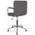 Scaun de birou pivotant, gri taupe, material textil GartenMobel Dekor