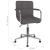 Scaun de birou pivotant, gri taupe, material textil GartenMobel Dekor