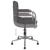Scaun de birou pivotant, gri taupe, material textil GartenMobel Dekor