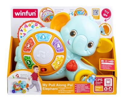 WINFUN JUCARIE DE TRAS ELEFANT CU SUNETE SI LUMINI SuperHeroes ToysZone