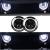 Faruri Full LED CREE Dublu Proiector Jeep Wrangler JK TJ LJ Land Rover Defender Mercedes W463 Negru Performance AutoTuning