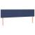 Pat continental cu saltea, albastru, 160x200cm, material textil GartenMobel Dekor