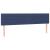 Pat continental cu saltea, albastru, 160x200cm, material textil GartenMobel Dekor