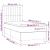 Pat box spring cu saltea, crem, 80x200 cm, textil GartenMobel Dekor