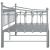 Cadru pat canapea extensibilă, gri, 90x200 cm, metal GartenMobel Dekor