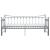 Cadru pat canapea extensibilă, gri, 90x200 cm, metal GartenMobel Dekor