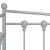 Cadru pat canapea extensibilă, gri, 90x200 cm, metal GartenMobel Dekor